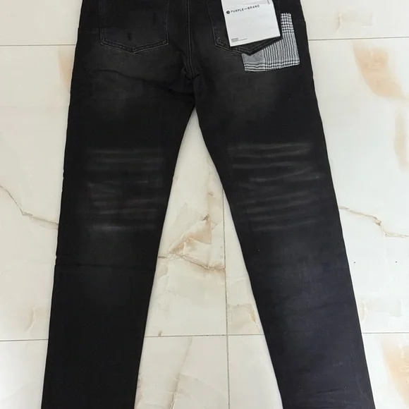 Distressed Black Jeans